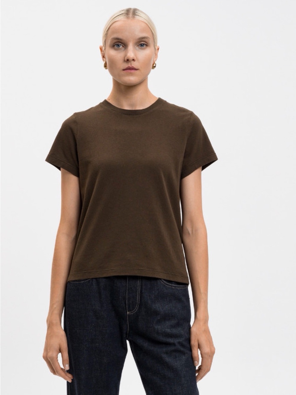 NWOT KHAITE Emmylou T-Shirt brown M $320